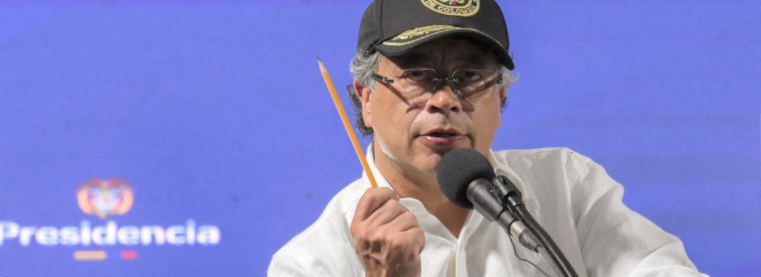 Petro sobre la paz. / Foto: AFP.