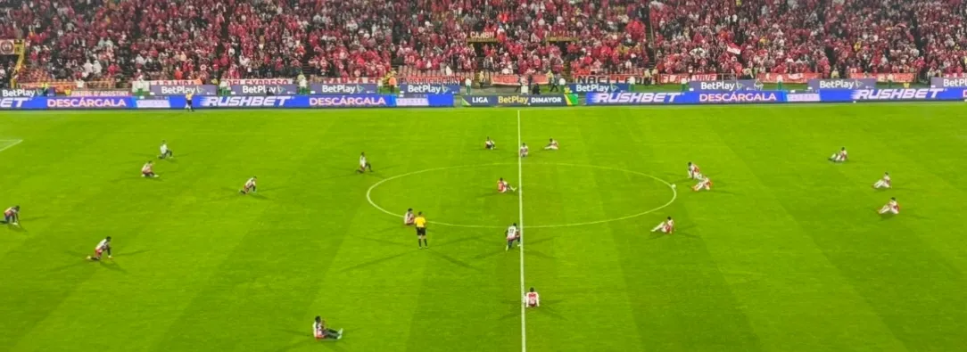 Protesta de jugadores. / Foto: X Dianarin. 