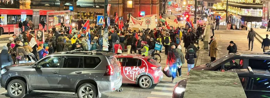 Masivas protestas en Noruega por entrega del Nobel de Paz a María Corina Machado 