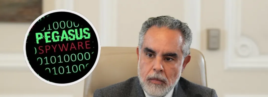 Benedetti sobre Pegasus. / Foto: Presidencia y archivo RTVC.