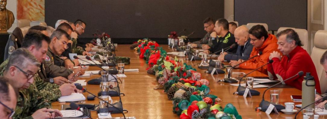 Consejo de seguridad. / Foto: Presidencia.