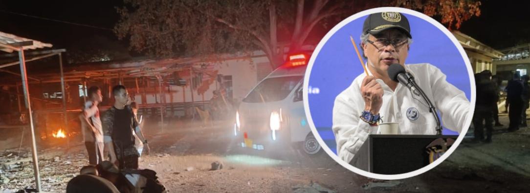 Petro confirma compra de antidrones. / Fotos: Ejército Nacional y Presidencia.