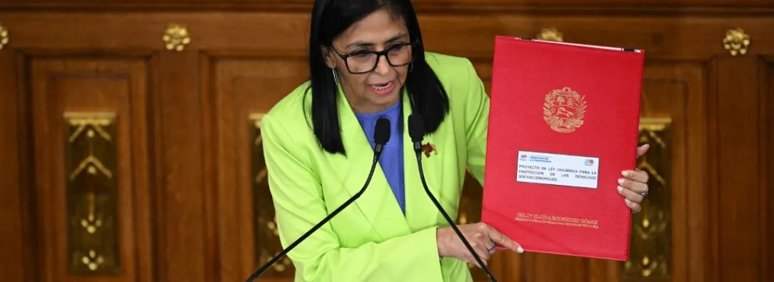 Delcy Rodríguez anuncia reforma petrolera en Venezuela