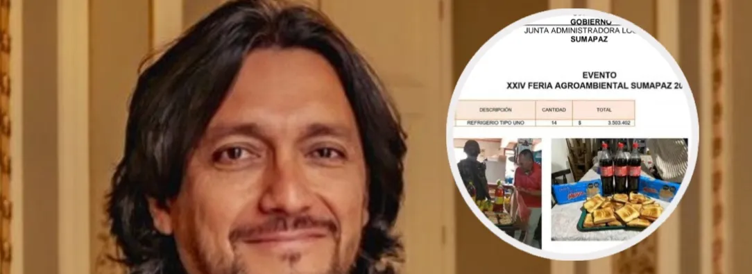 Diego García, alcalde local de Sumapaz. / Fotos: Redes sociales.