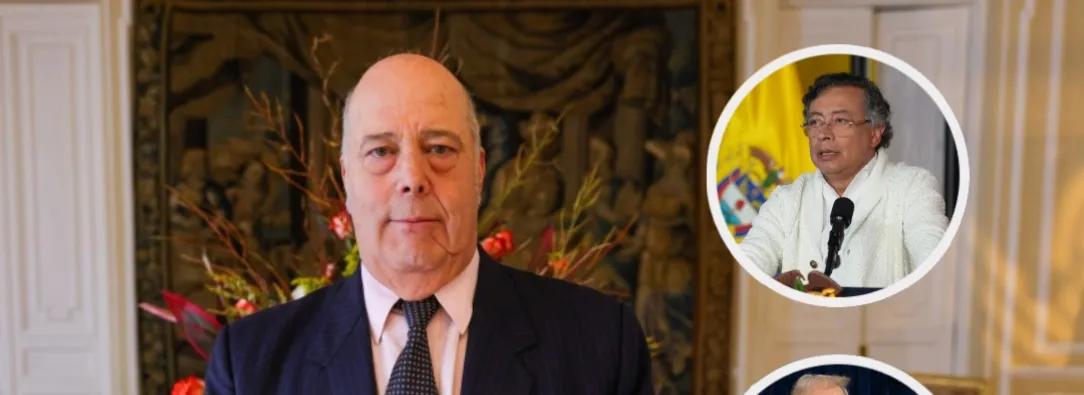 Embajador Daniel Garcia-Peña y detalles de la llamada. / Fotos: AFP y Presidencia.