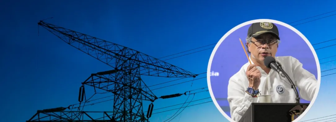 Presidente Petro sobre tarifa de energía. / Fotos: Freepik y Presidencia.