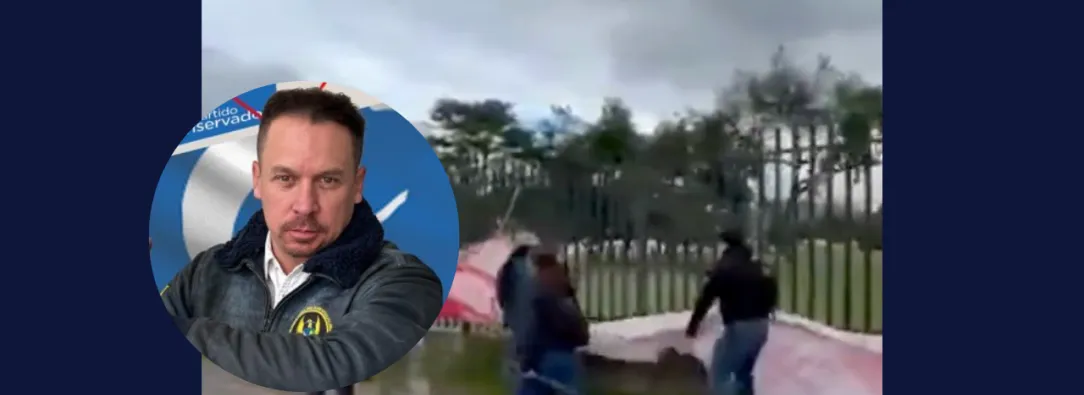 Jorge Castillo, candidato conservador, incita a la violencia en redes.