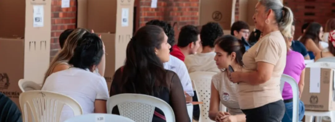 Jurado de votación. / Foto: Registraduría.