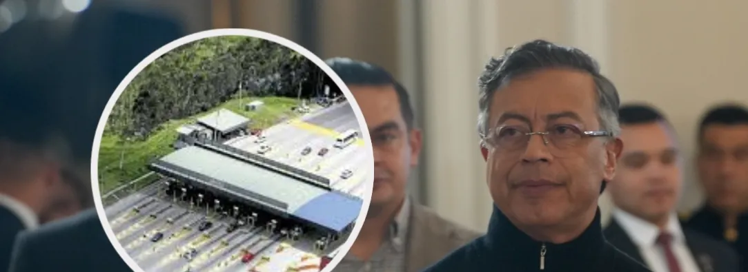 Petro sobre concesiones viales. / Fotos: Presidencia y ANI.