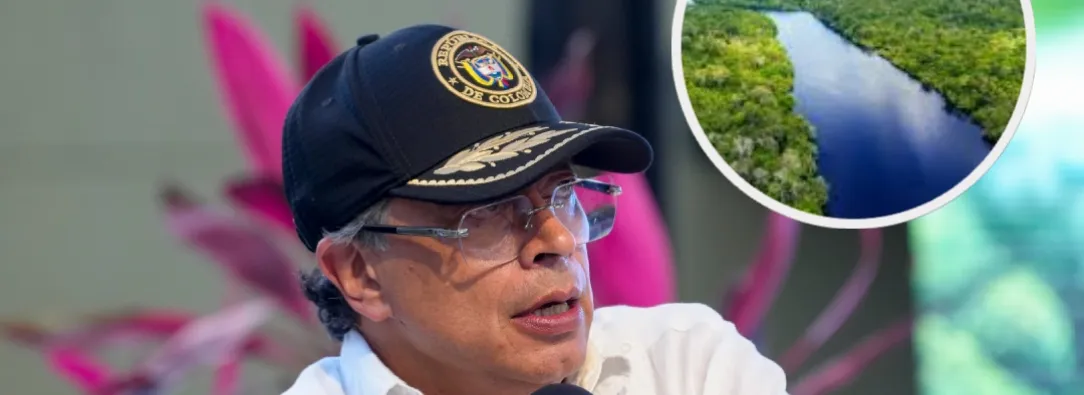 Petro sobre turismo en Leticia. / Fotos: Presidencia y Radio Nacional.