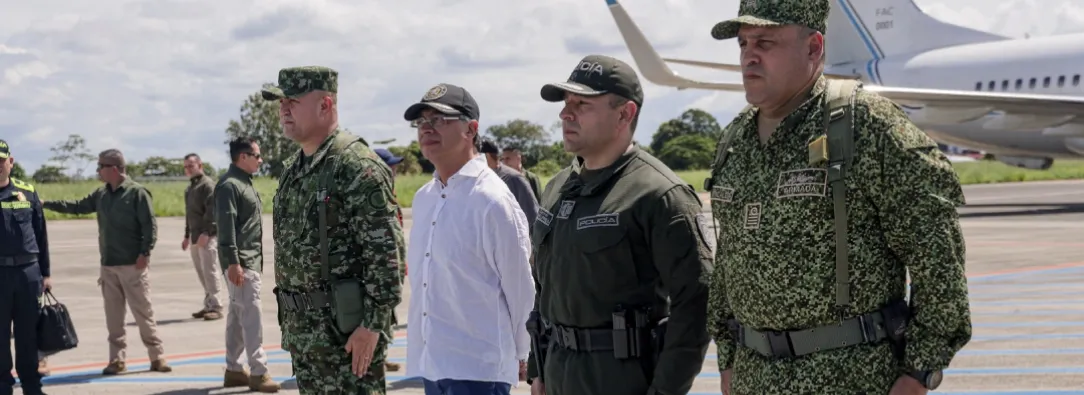 Petro da orden a fuerza pública. / Foto: Presidencia.