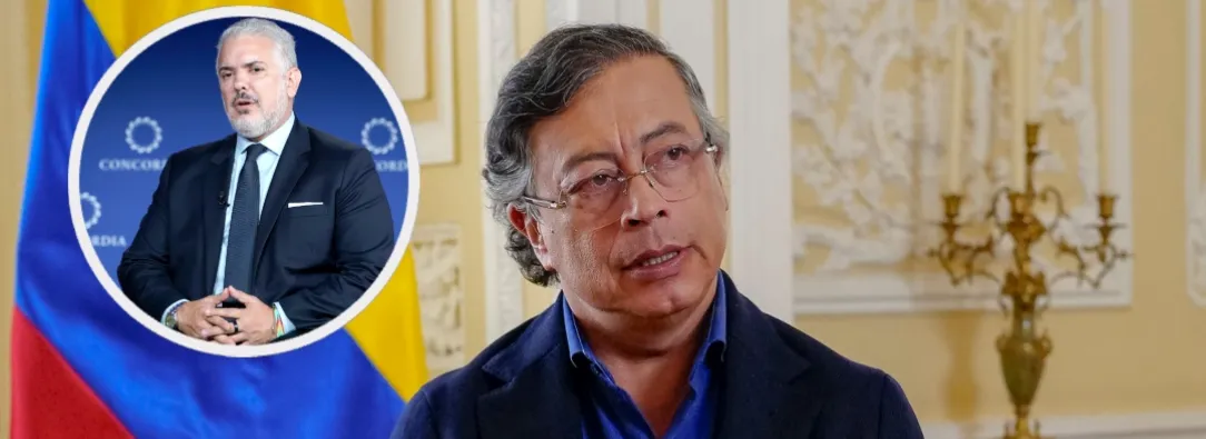 Petro sobre el precio del oro y la decisión de Duque. / Foto: AFP y Presidencia.