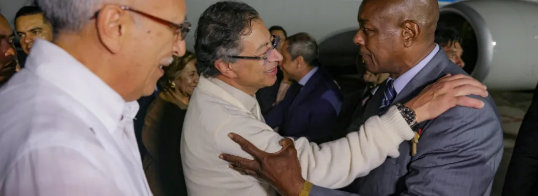 Presidente Petro llega a Panamá.  / Foto: Presidencia.