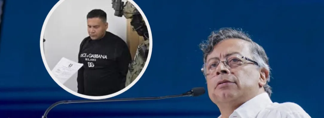 Petro sobre extradición de Pipe Tuluá y alias Araña. / Fotos: Presidencia y Policía Nacional.