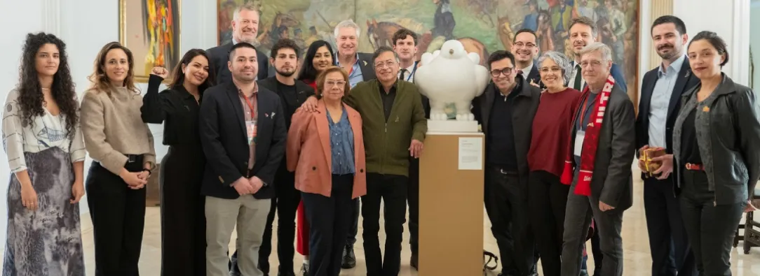 Reunión de cooperación internacional. / Foto: Presidencia.