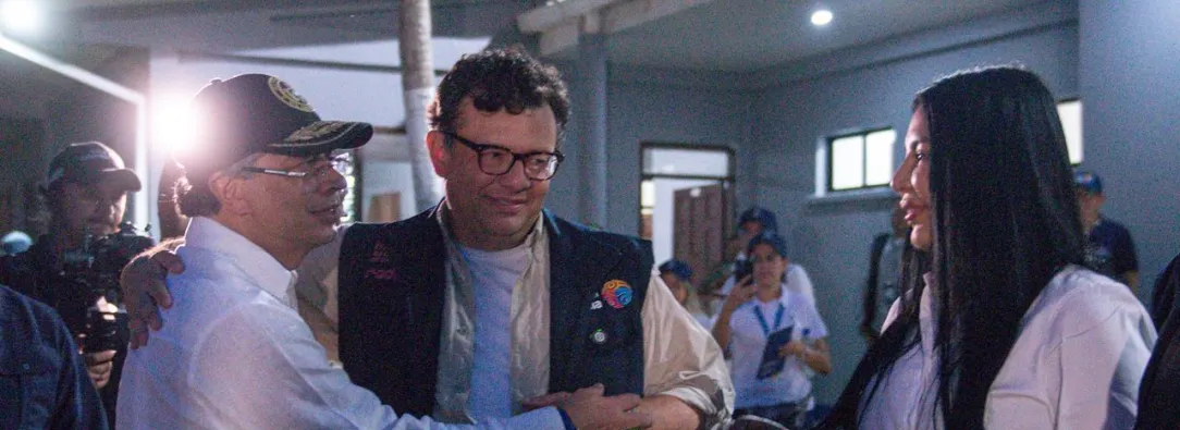 Petro y Hollman Morris pusieron en marcha nuevos estudios de RTVC.