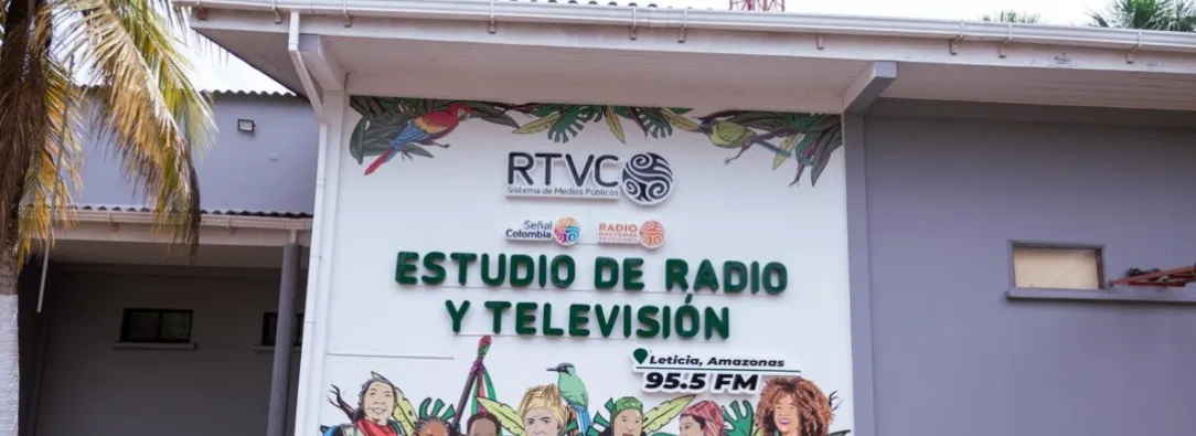RTVC en el Amazonas. / Foto: RTVC - Santiago Villegas.