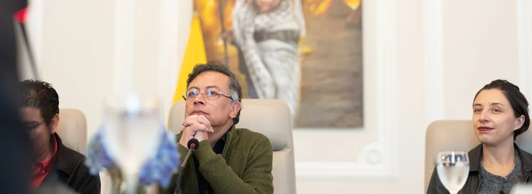 "Se va a hacer corresponsable de una crisis fiscal": Petro a Camargo.