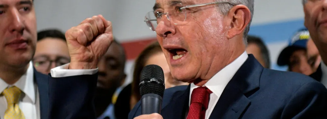 Álvaro Uribe Vélez. / Foto: AFP.
