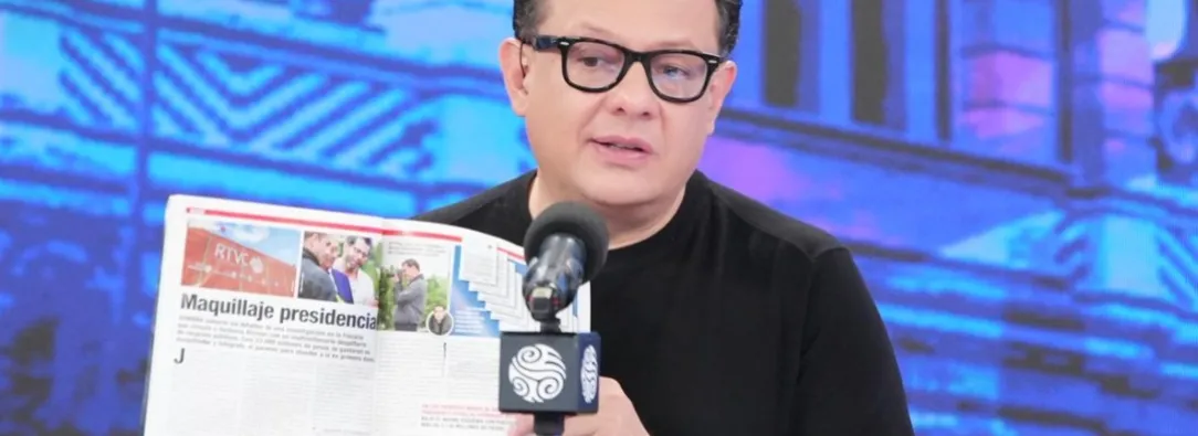 Columna de opinión sobre la desinformación de Semana. / Foto: RTVC.