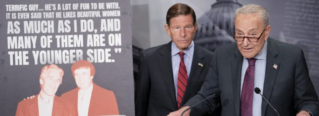 Denuncia contra posible encubrimiento archivos Epstein. / Foto: AFP.