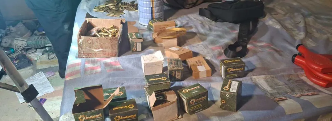 Desmantelan en Bogotá un taller con explosivos y armas del ELN.