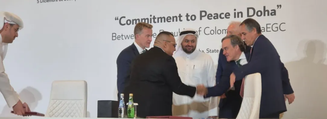 Ejército Gaitanista conversaciones con el Gobierno. / Foto: X ComisionadoPaz.