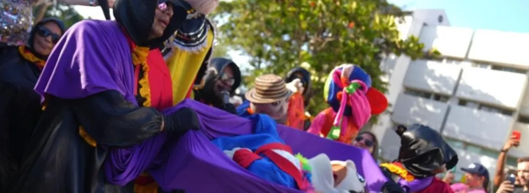 Entierro de Joselito Carnaval. / Foto: Carnaval de Barranquilla.