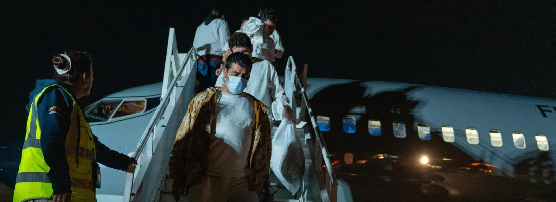 Gobierno acompaña el retorno humanitario de 101 colombianos desde Estados Unidos