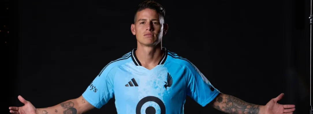 James Rodríguez en Minnesota United. / Foto: X James Rodríguez.