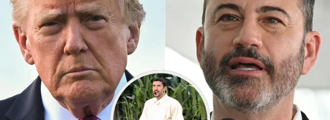 Kimmel responde críticas de Trump a Bad Bunny. / Fotos: AFP.
