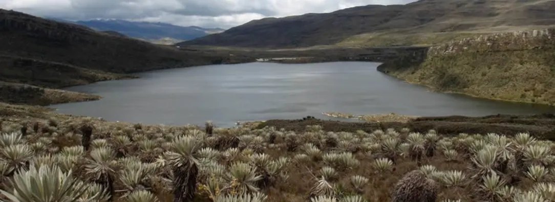 lago en el páramo de Sumapaz