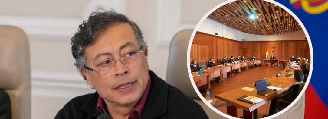 Petro sobre decisión de la Corte Constitucional y la emergencia económica. / Fotos: Presidencia y Corte Constitucional.