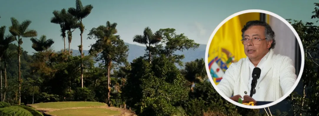 Petro sobre el decreto de la Línea Negra. / Fotos: Parque Tayrona y Presidencia.