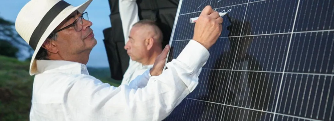 Petro destaca la transición energética. / Foto: Presidencia.