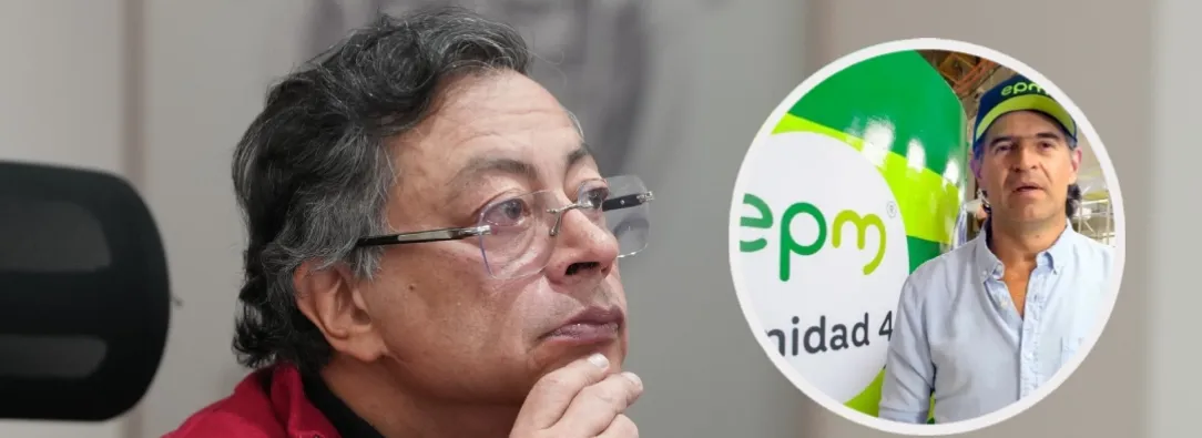 Petro sobre EPM y la tarifa de energía. / Fotos: Presidencia, Alcaldía de Medellín - IG Fico Gutiérrez.