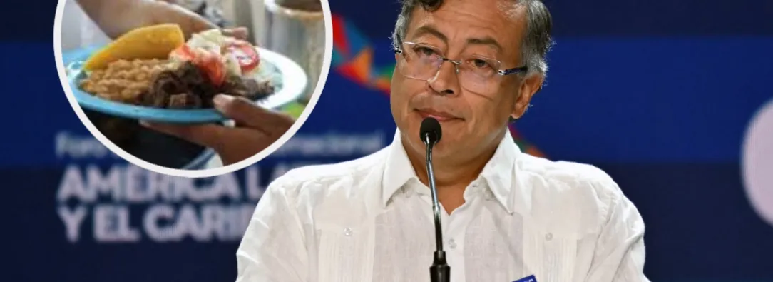 Presidente Petro sobre irregularidades en el PAE. / Fotos: AFP y MinEducación.