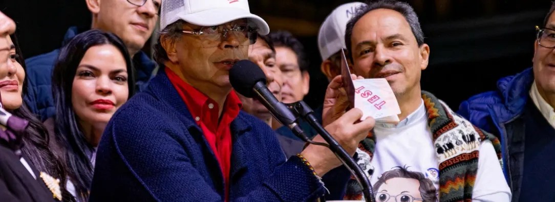 Presidente Petro sobre Thomas Greg & Sons. / Foto: Presidencia.