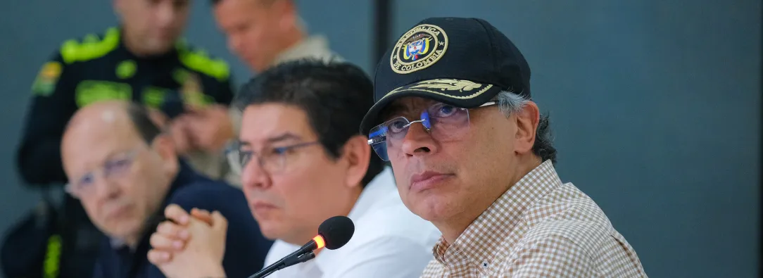 Presidente Petro denuncia un plan para asesinarlo.