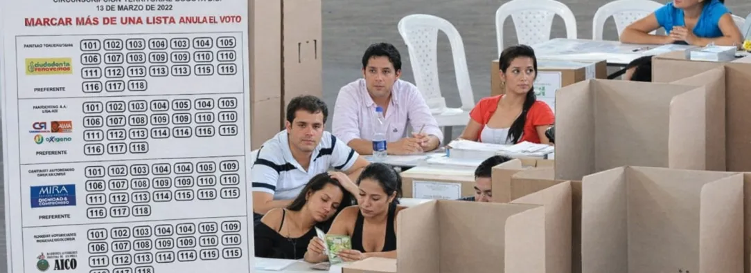 Así quedó el tarjetón para las elecciones al Senado y Cámara de Representantes