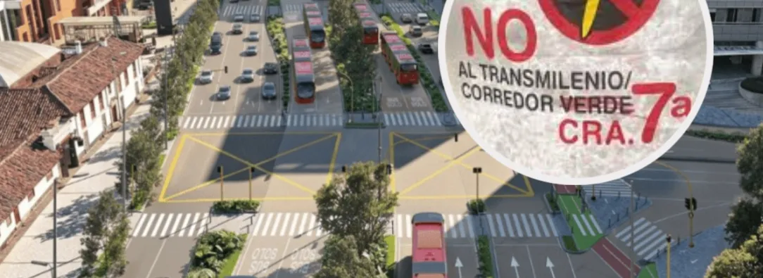 Protestas en el corredor verde. / Fotos: Alcaldía y Redes sociales.