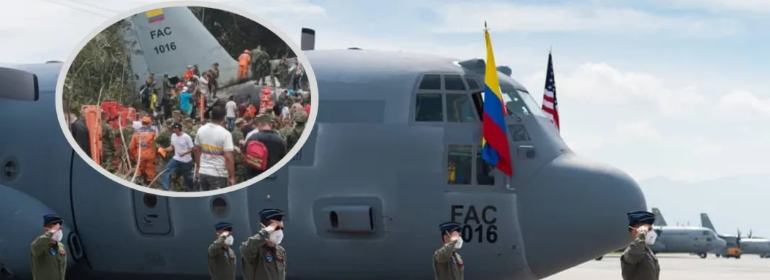 Avión Hércules accidentado en Putumayo fue adquirido a EEUU por el gobierno Duque