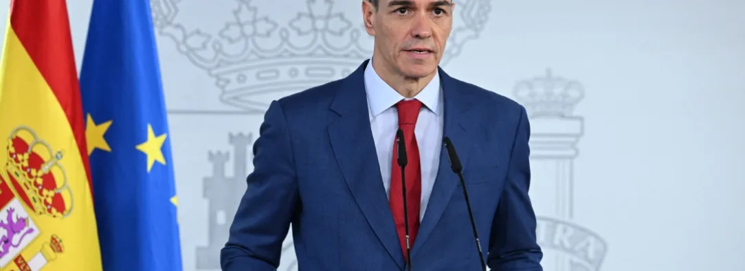 Pedro Sánchez, presidente de España. / Foto: AFP.
