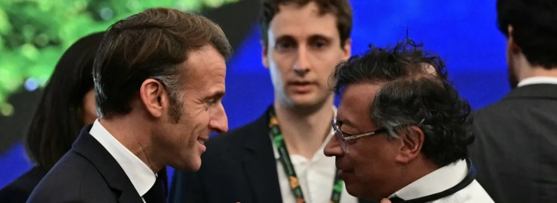 Gustavo Petro y Macron buscan alianza por la paz en Medio Oriente.