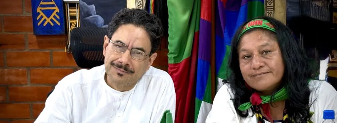 Iván Cepeda anunció a Aída Quilcué como su fórmula vicepresidencial.