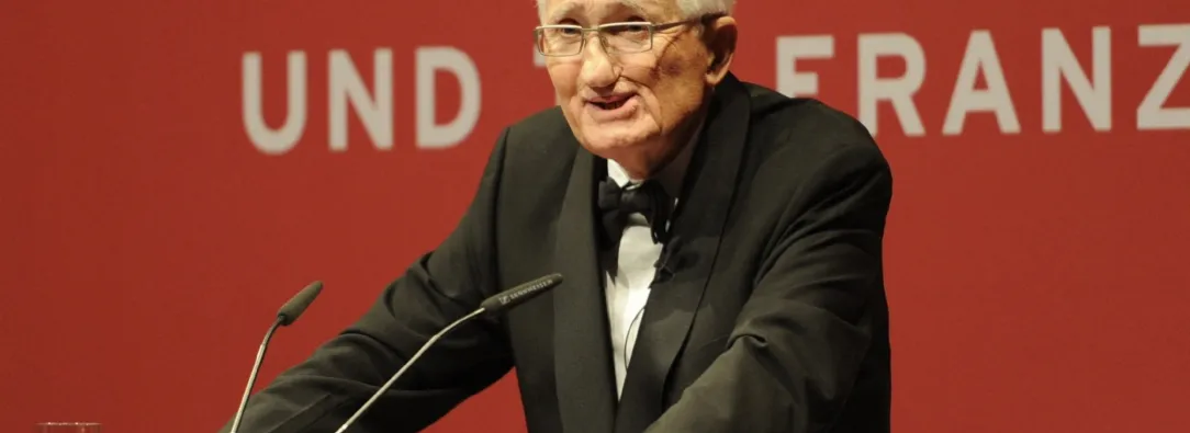 Jürgen Habermas. / Foto: AFP.