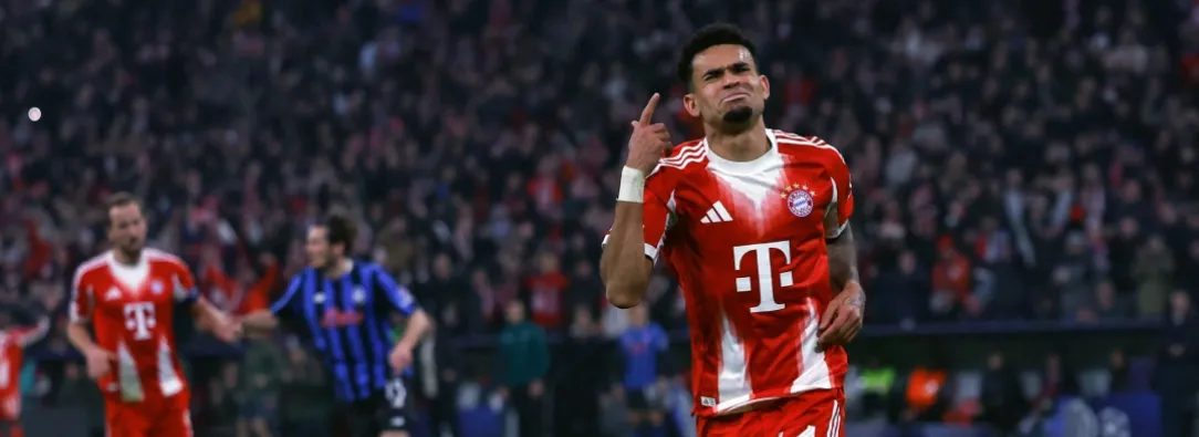 Luis Díaz en el Bayern Múnich. / Foto: AFP.