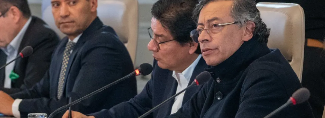 Presidente Petro denuncia presunto bombardeo de Ecuador. / Foto: Presidencia.