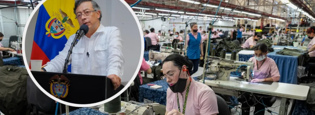 Petro sobre baja tasa de desempleo. / Fotos: Presidencia de la República.