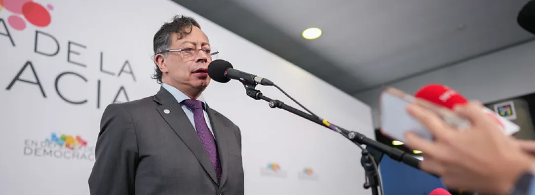 "La realidad es contundente Colombia no es de los países más endeudados de América Latina" presidente Gustavo Petro sobre el FMI